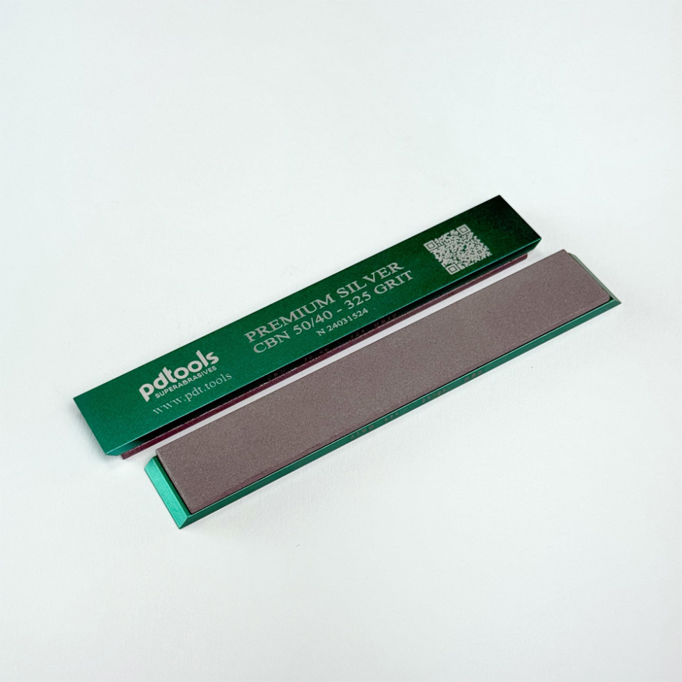 Брусок Premium Silver на бланках для заточування 325 GRIT | 50/40 µm