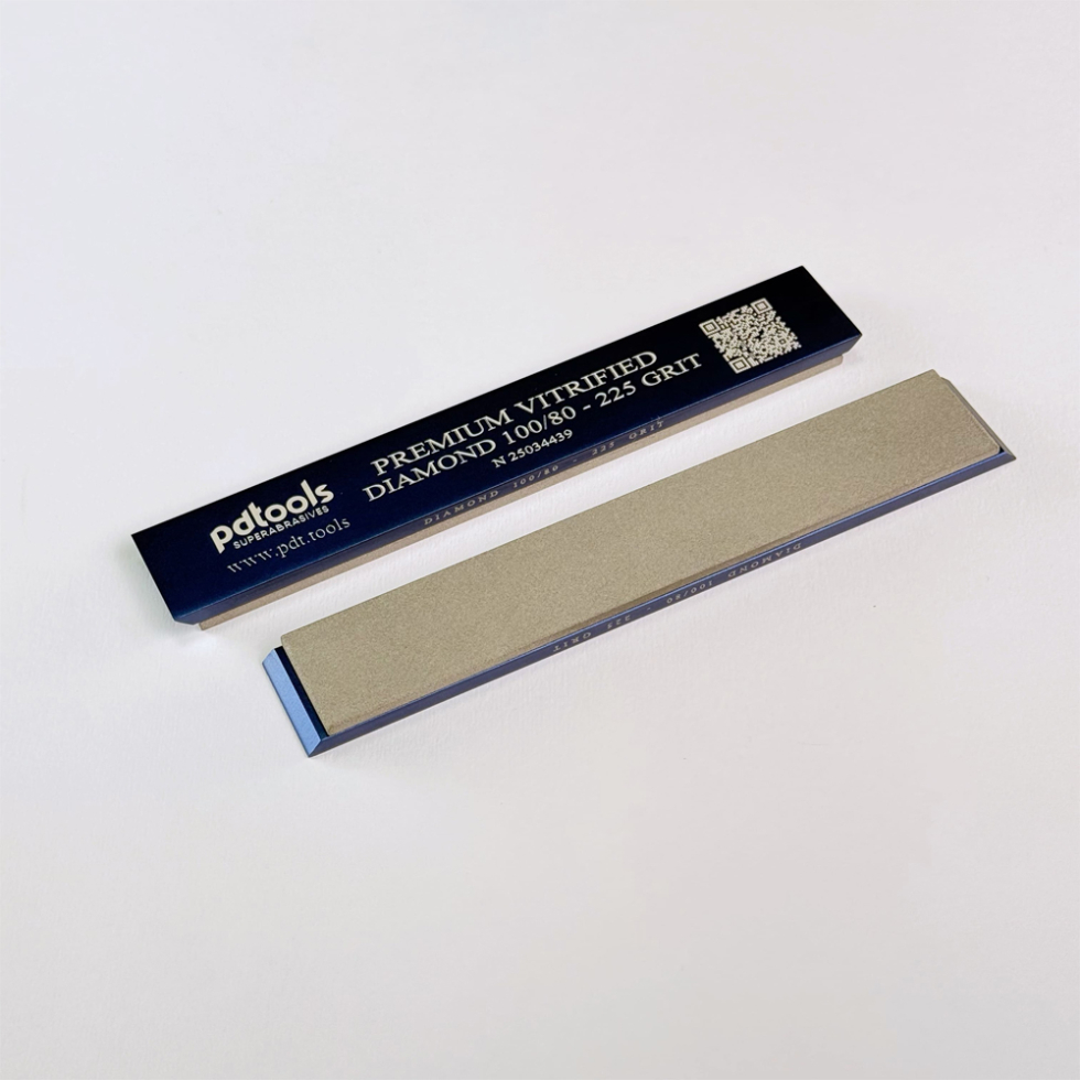 Брусок Premium Vitrified на бланках для заточування 225 GRIT | 100/80 µm