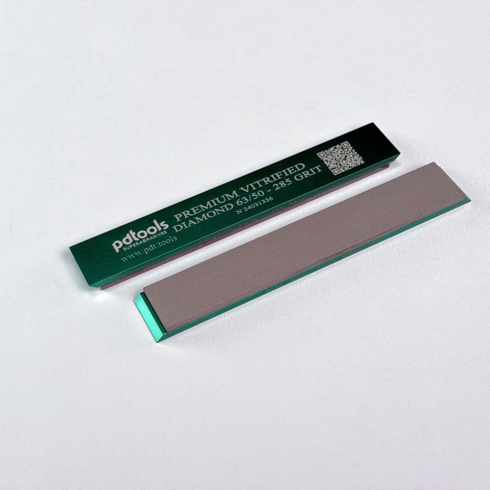 Брусок Premium Vitrified на бланках для заточування 285 GRIT | 63/50 µm