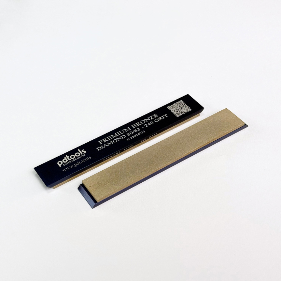 Брусок Premium Bronze на бланках для заточування 240 GRIT | 80/63 µm