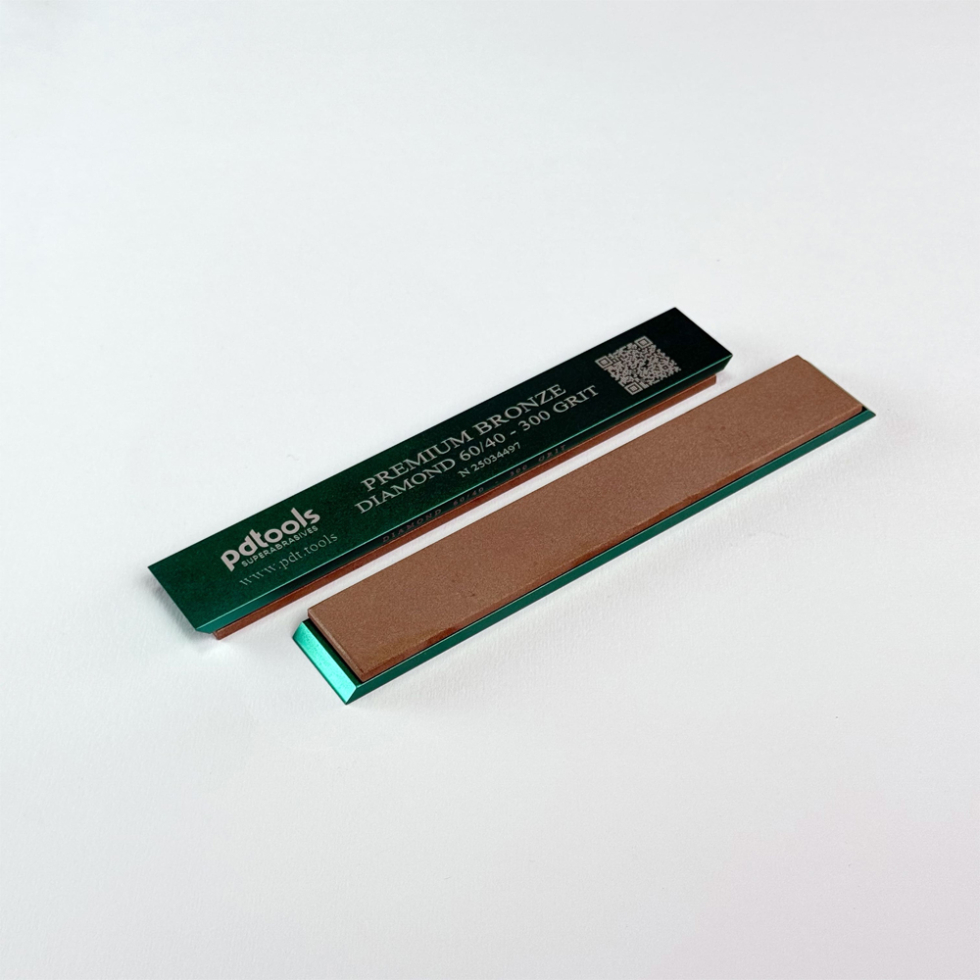 Брусок Premium Bronze на бланках для заточування 300 GRIT | 60/40 µm
