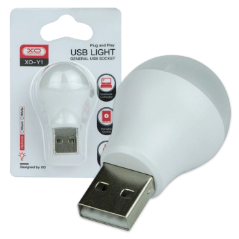 LED лампочка, USB лампочка XO-Y1, холодне (біле) світло USB світильник