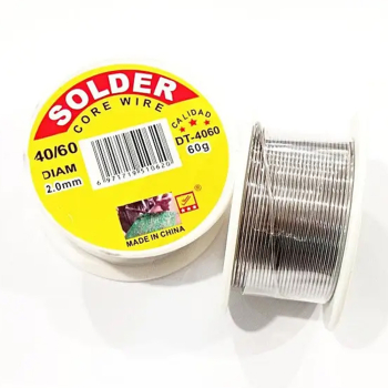 Припій для паяння олово 2 мм 60 г SOLDER
