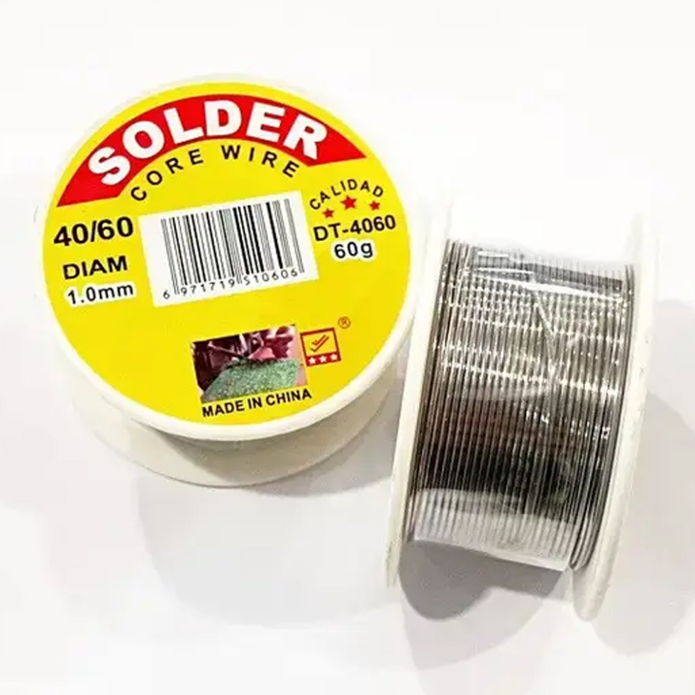 Припій для паяння олово 1 мм 60 г SOLDER