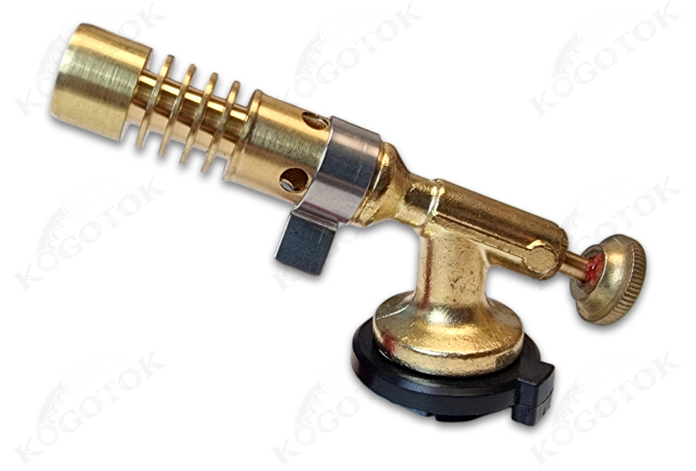 Різак газовий FLAME GUM QM612. Газовий пальник на цанговий балон. Газова горєлка.