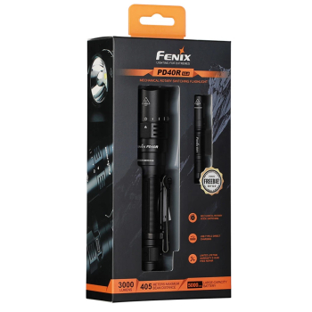 Ліхтар ручний Fenix PD40R V2.0 + подарунок Ліхтар ручний Fenix E01 V2.0