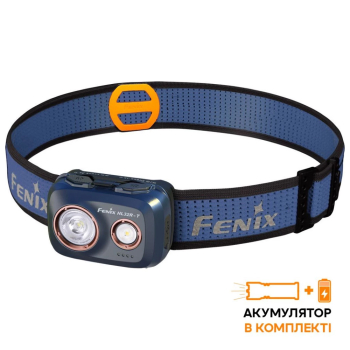 Налобний ліхтар Fenix HL32R-T, синій