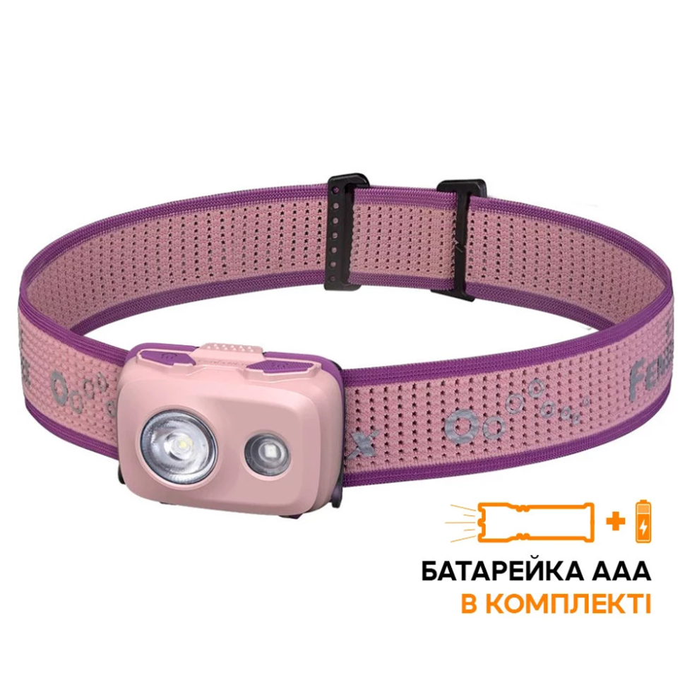 Ліхтар налобний Fenix HL16 AAA рожевий