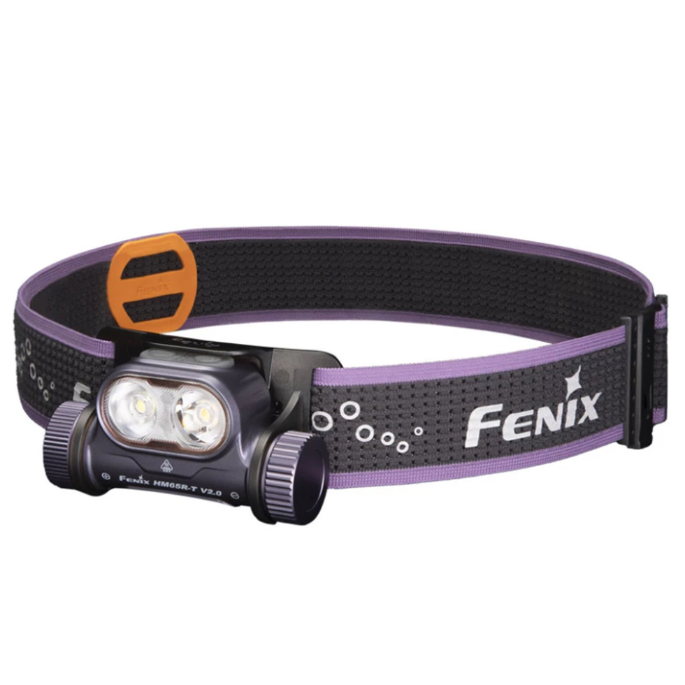 Ліхтар налобний Fenix HM65R-T V2.0 темно-фіолетовий